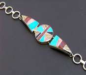 Native American Navajo Inlay bracelet
