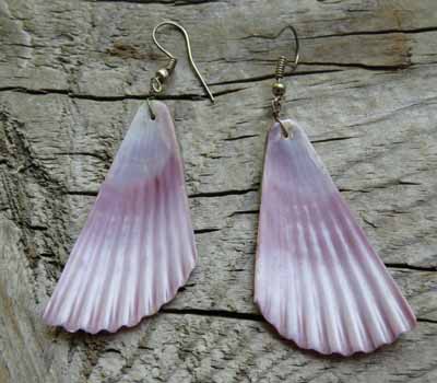 Native American Santo Domingo Shell Earrings/American Indian earrings ...